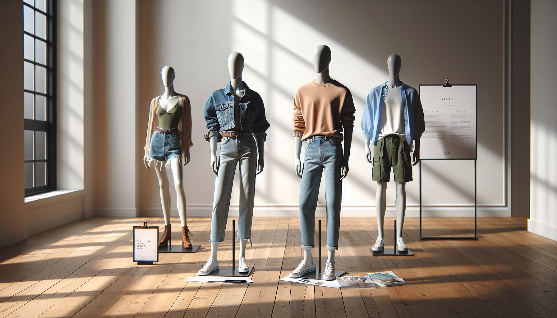 Młoda kobieta w casualowej stylizacji na ulicy, w jeansach i T-shircie, w towarzystwie zieleni i drzew, naturalne światło