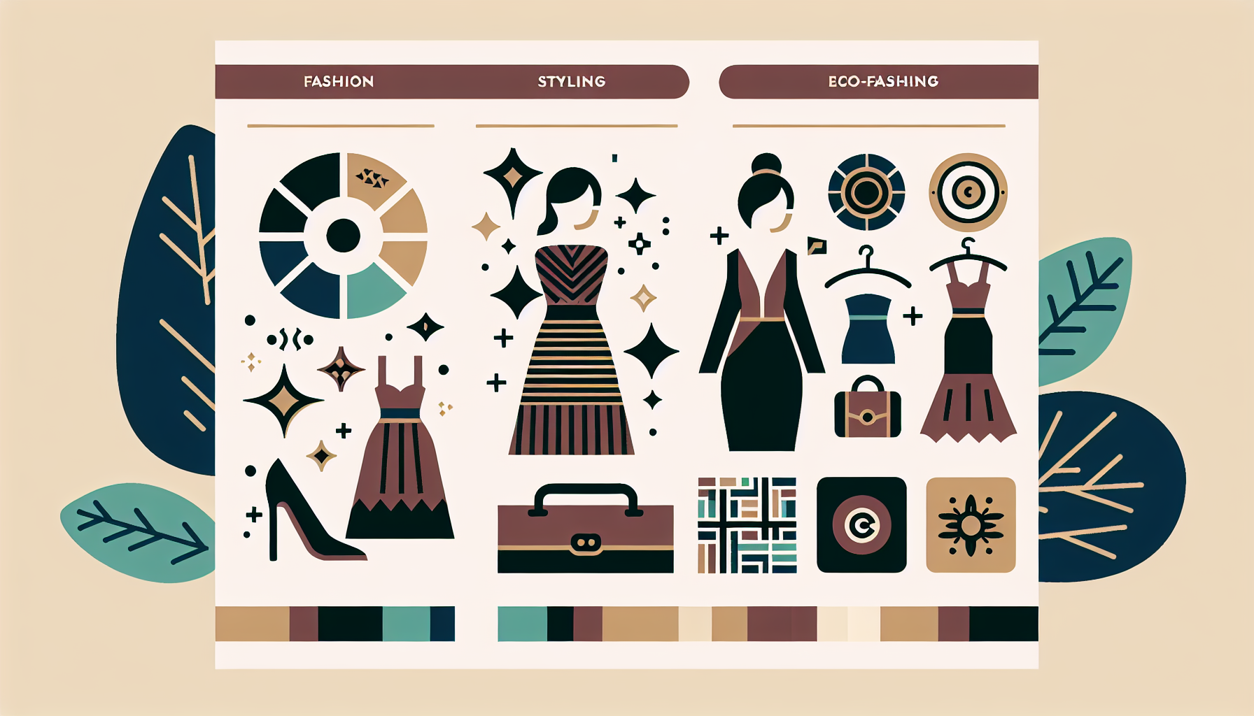 Stylizacje z dodatkami do sukienki wieczorowej, różne modele i kolory